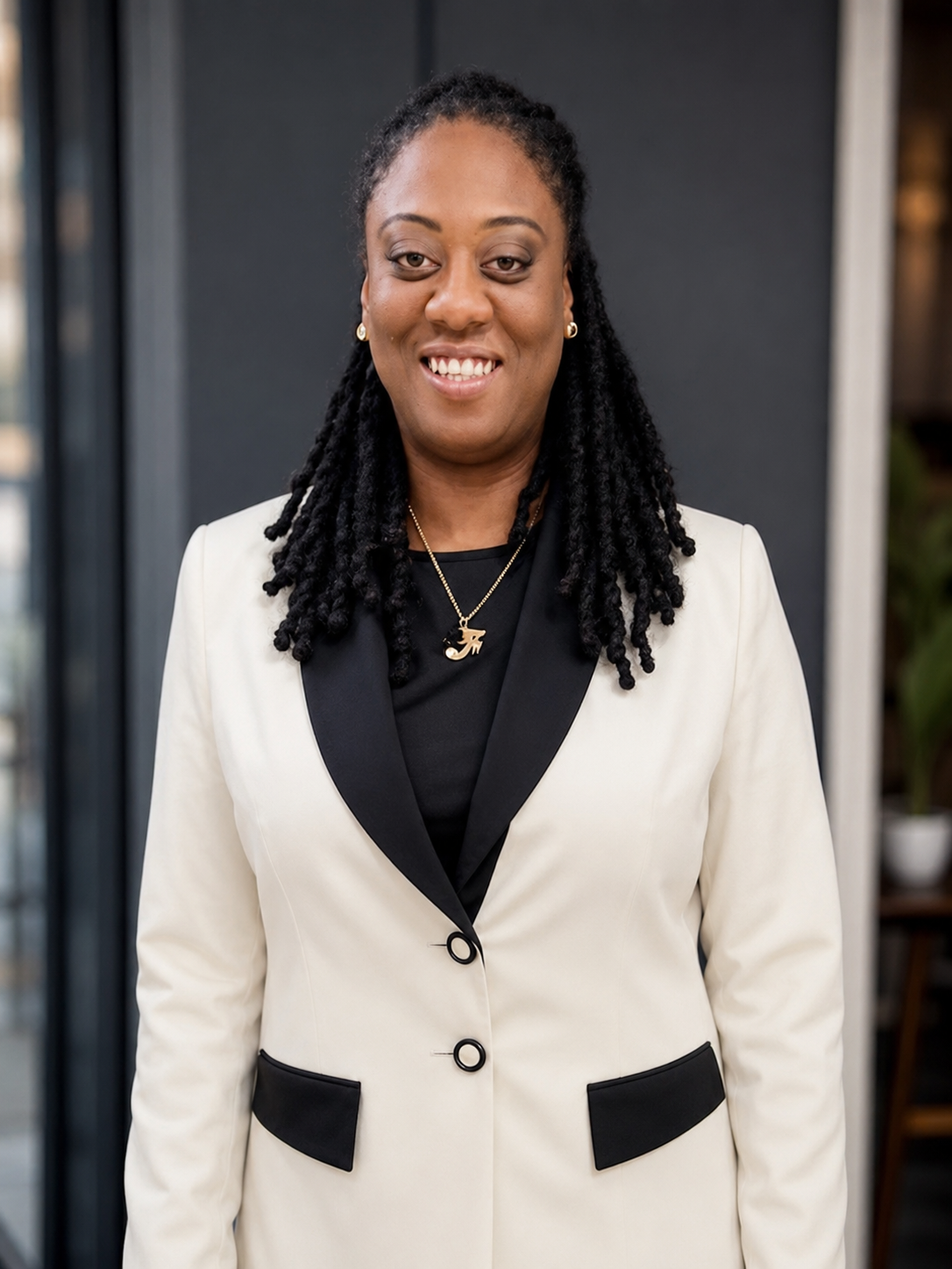 Portrait of Jeannine 'JJ Rock' Bryan, founder of Bryan Strategy Lab, business strategist based in the GTA